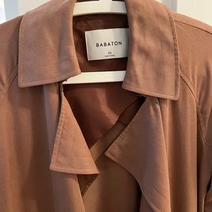 Babaton Lawson Open Front Trench Coat